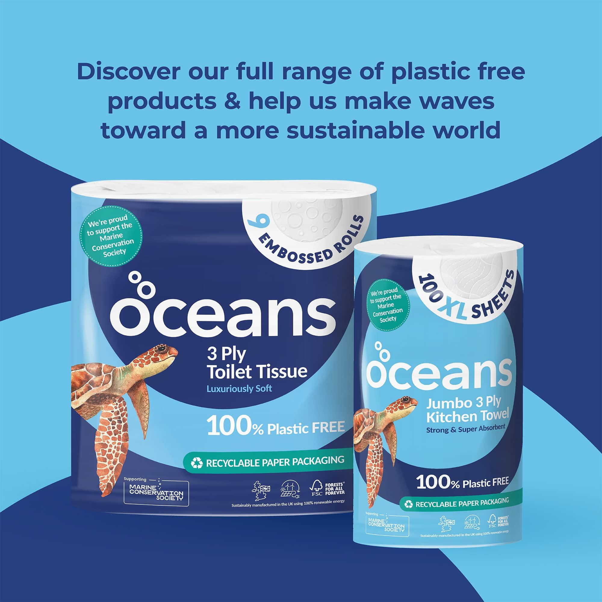 Oceans Oceans Toilet Tissue 27 Rolls (180x3ply)