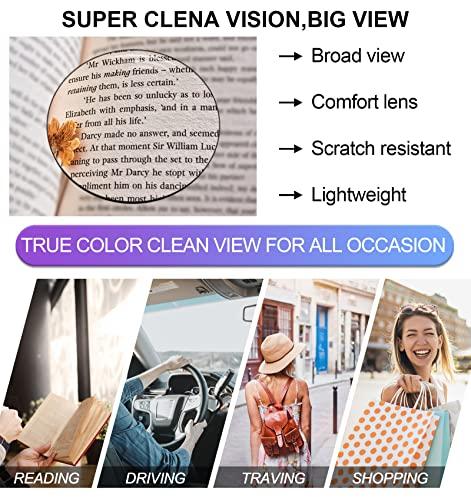 OCCI CHIARI OCCI CHIARI Big Reading Glasses Women 3.0x Fashion Readers(1.0 1.25 1.5 1.75 2.0 2.25 2.5 2.75 3.0 3.5 4.0 5.0 6.0)