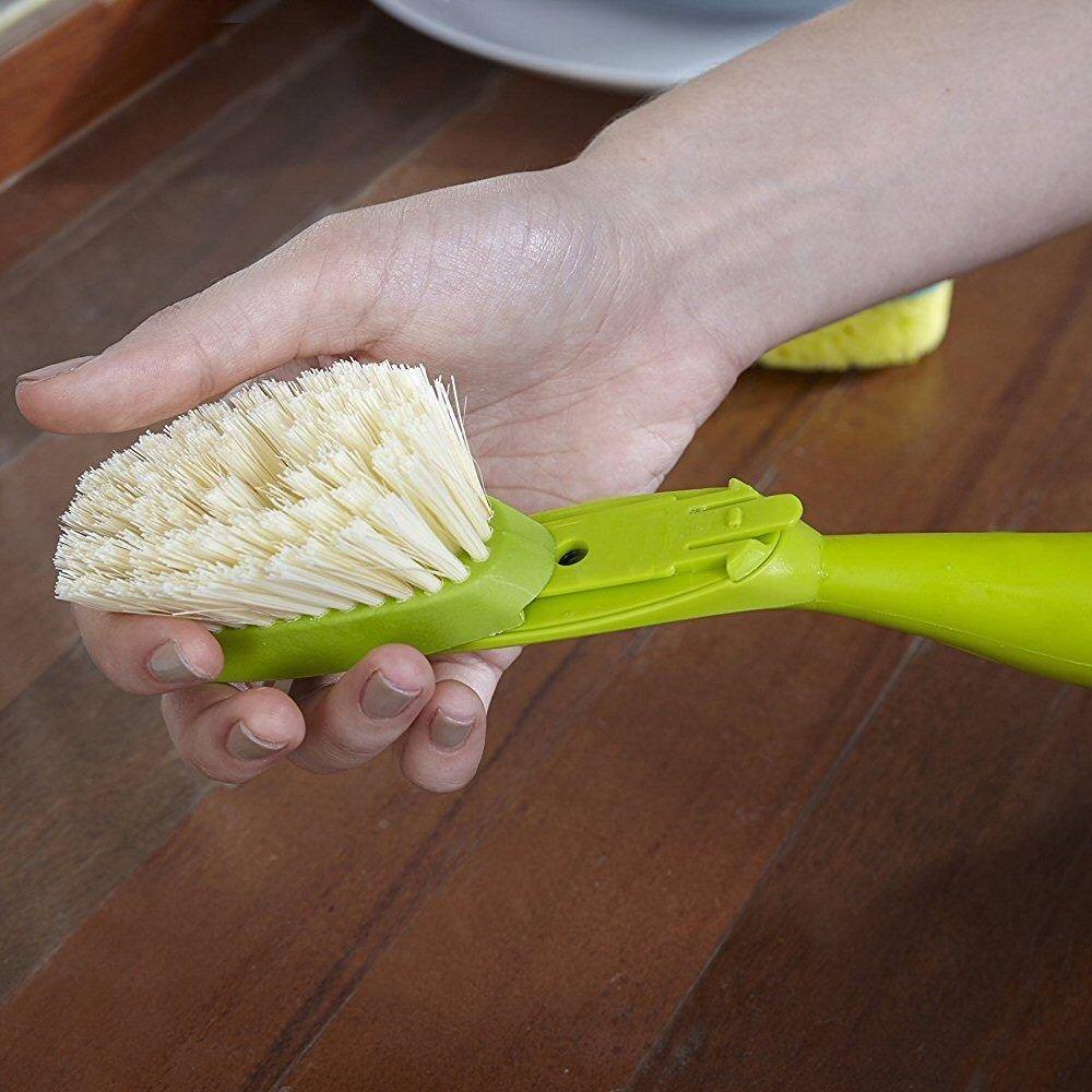 Full Circle Full Circle Suds Up Soap Dispensing Dish Brush with Bamboo Handle, 3 oz