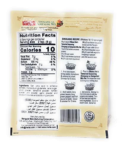 Mama Sita\'s Mama Sita\'s Sinigang Sa Sampalok Mix Tamarind Seasoning Mix Hot 50g (1.76oz) 3 Pack