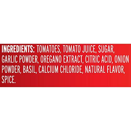 Del Monte Del Monte Canned Diced Tomatoes with Basil, Garlic and Oregano, No Salt Added, 14.5 Ounce