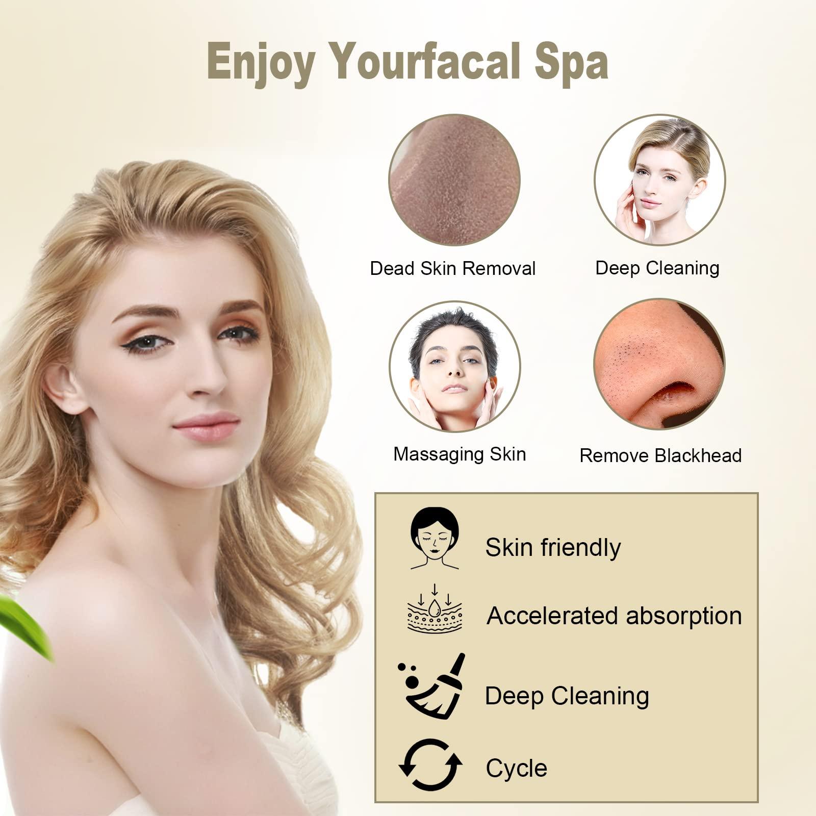 Elitzia Elitzia Deep Cleaning Brush Set Skin Care Portable Electric Facial Scrub Brush ETLW019B