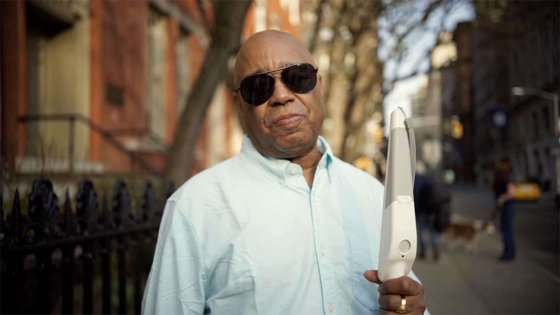 WeWALK WeWalk Smart Cane with Phone App Improves Mobility for The Blind and Visually Impaired - The Cane with a Brain; 47-inch Version