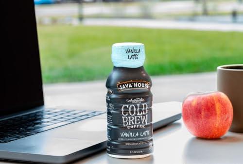 Java House Java House Cold Brew Coffee, 6 Pack of 8oz Bottles, Ready to Drink Instant Cold & Iced Coffee (Vanilla Latte)