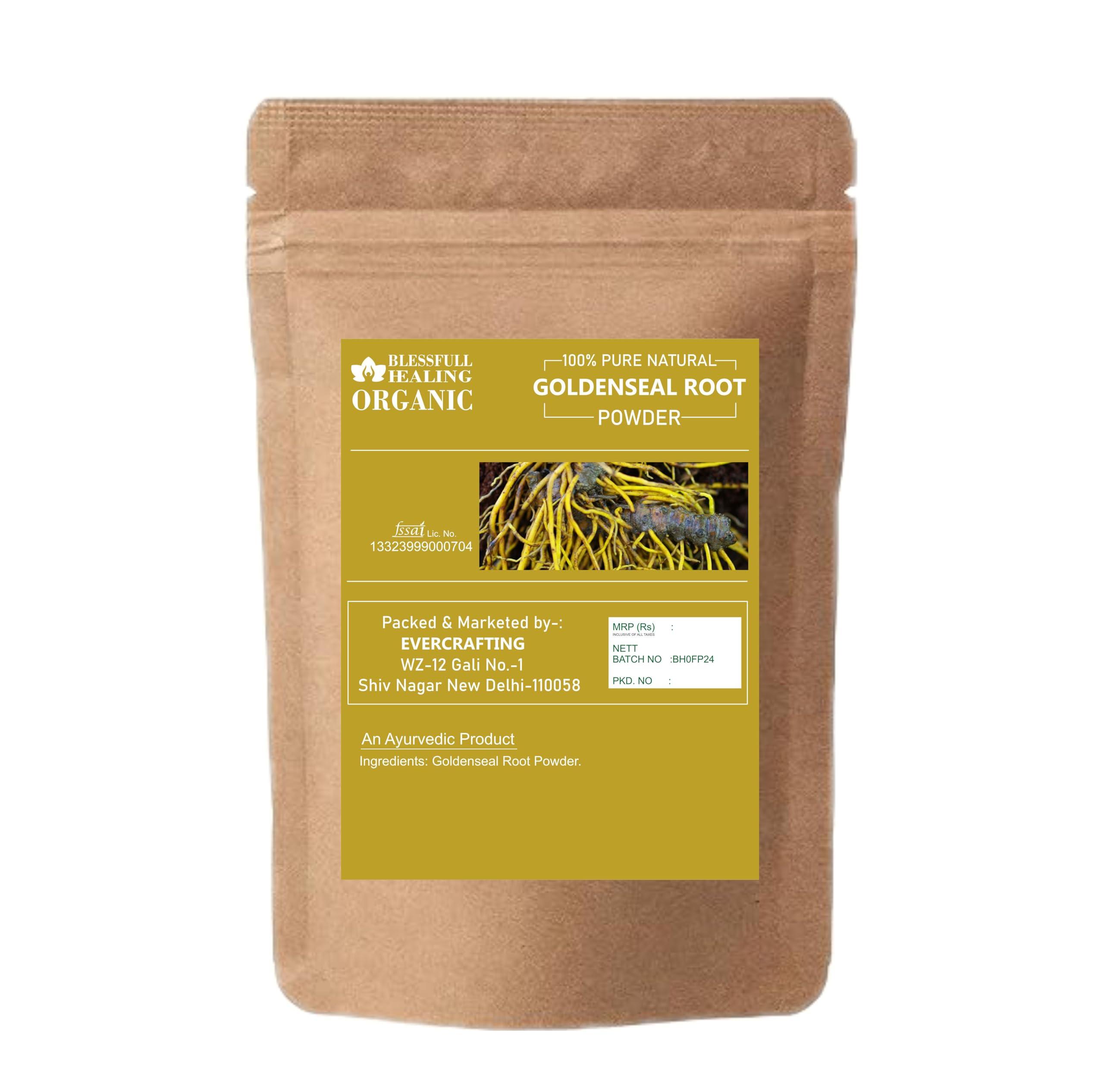 Blessfull Healing Blessfull Healing Organic Goldenseal Root Powder 100% Pure Natural 100 Gram / 3.52 oz