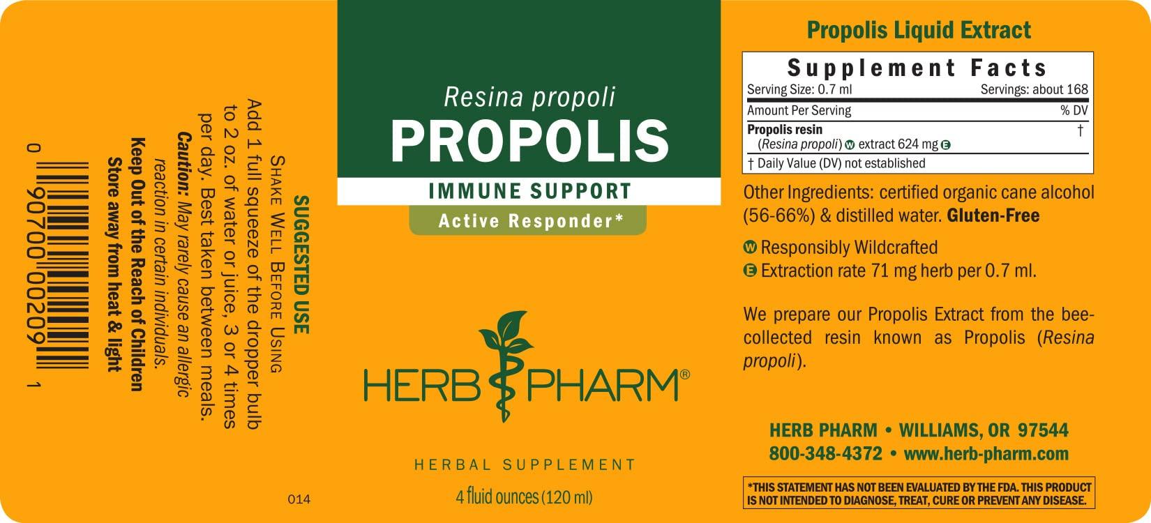Herb Pharm Herb Pharm Propolis Liquid Extract for Immune System Support - 4 Ounce