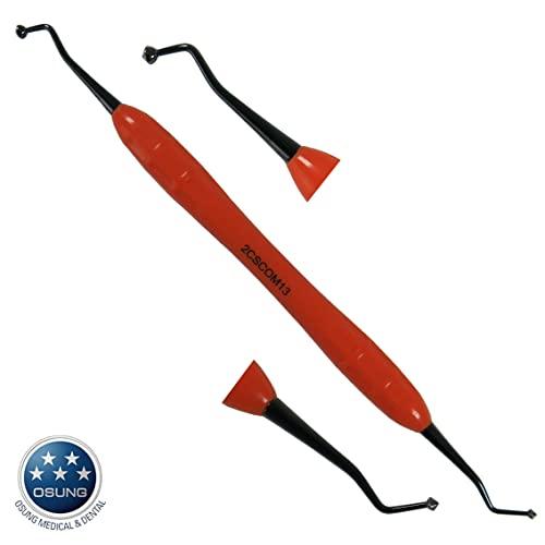 Osung OSUNG Dental Composite instrument, Softgrip Handle, 2CSCOM13, 2 pcs