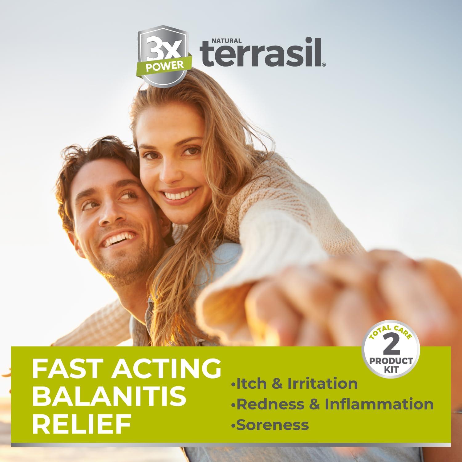 Aidance terrasil Balanitis Relief, Balanitis Treatment for Men, Soothing Foreskin Cream for Relief from Balanitis Symptoms: Irritation, Itch, Redness and Inflammation. Dermatologist Tested (50g)