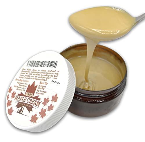 Nova Maple Syrup Nova Maple Cream - Pure Grade-A Maple Cream Butter Spread (1 Pound)
