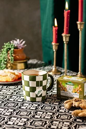 Tadin TADIN Chamomile Tea and Ginger Tea Variety Pack, Caffeine Free, 24 Tea Bags per Carton, Pack of 6