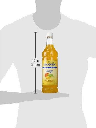 Monin Monin Sugar Free Mango O'free (Sugar Free, Calorie Free), 33.8-Ounce Plastic Bottle (1 liter Bottle)