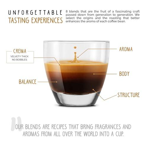 Caffe' Vergnano 1882 Caffe Vergnano 1882 Antica Bottega Whole Bean Arabica Medium Roast Espresso, 1.1 lbs Bag - Italian Coffee Beans with notes of Chocolate, Nuts & Caramel, Intensity 5/10-500g Bag