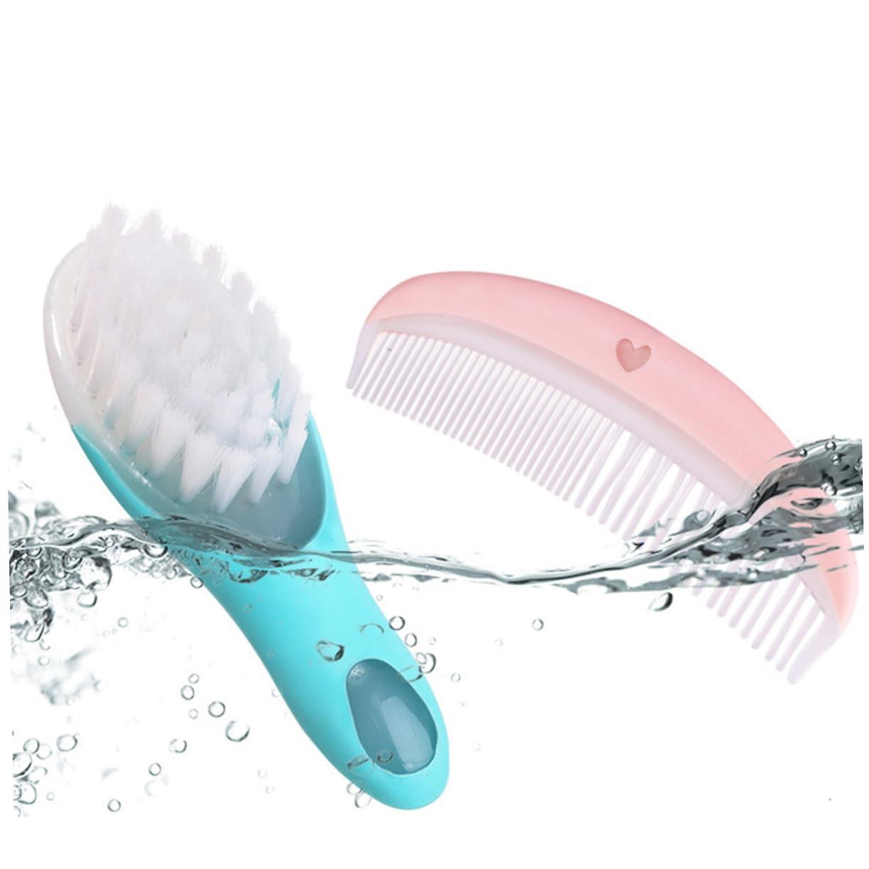 Healifty 5 Sets Infant Comb Baby Brush Comb for Baby Massage Comb Baby Comb