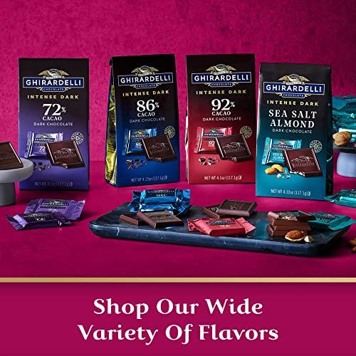 Ghirardelli Chocolate Company GHIRARDELLI Intense Dark Chocolate Bar, Raspberry, 3.5 Oz Bar (Pack of 12)