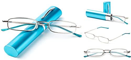 Newbee Fashion Newbee Fashion Tube Reading Glasses 350 Soft Blue