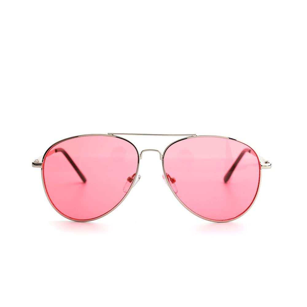 SomniLight SomniLight New FL-41 Light Sensitivity Glasses for Florescent Light Sensitivity, Blue Light, and Migraines (Aviator Style)