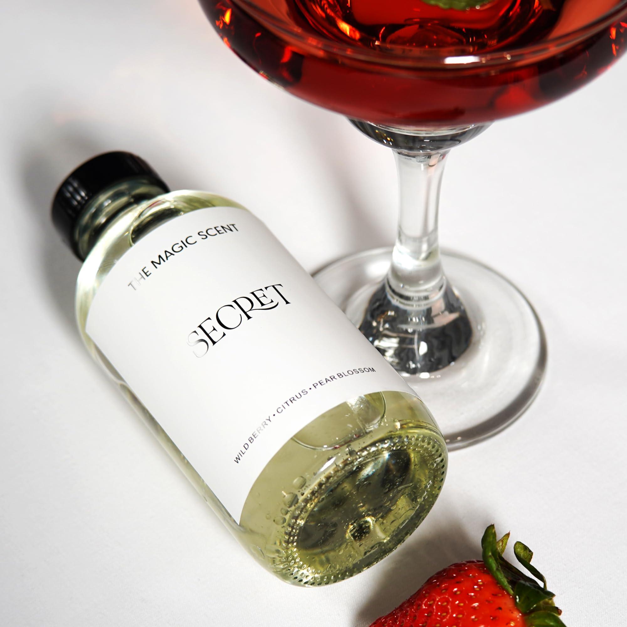 THE MAGIC SCENT The Magic Scent Secret Oils for Diffuser - HVAC, Cold-Air, & Ultrasonic Diffuser Oil Inspired by Victoria\'s Secret - Essential Oils for Diffusers Aromatherapy - 4 fl oz, 120 mL