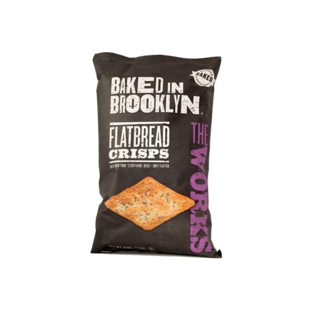 Generic Generic Variety Pack Baked in Brooklyn - 4 Flavors of Pita Chips, 4 Flavors of Sticks, 2 Flavors of Flatbread - Healthy Snacks - 6 oz Each, 10 Pack - Perfect for Parties & On-the-Go