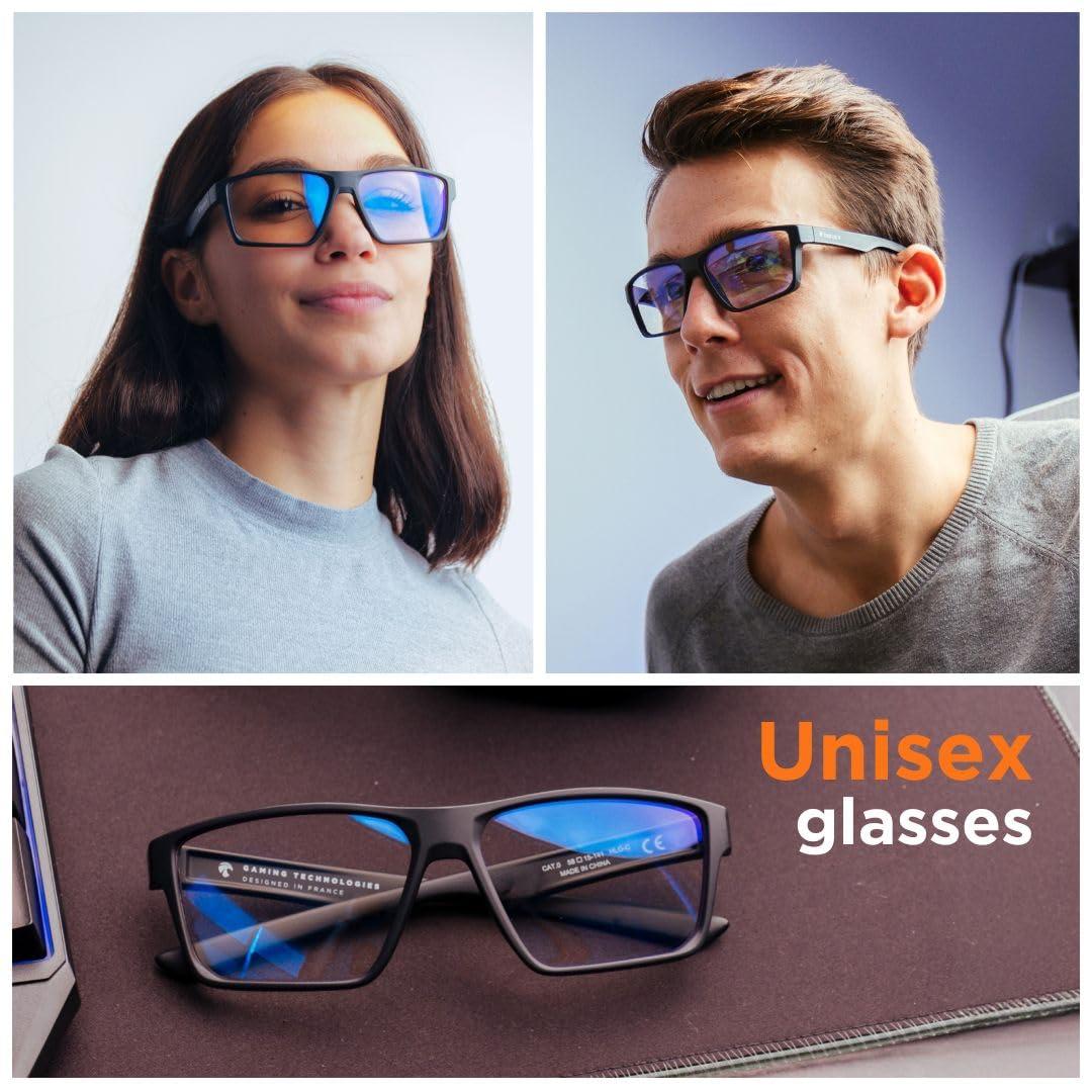 Horus X Horus X - Gaming Glasses | Blue Light Blocking Computer Screen Glasses | Anti Fatigue & Eyestrain for Men and Women | Clear