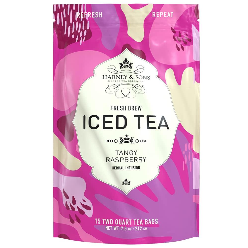 Harney & Sons Harney & Sons Tangy Raspberry Iced Tea, Fresh Brew, Brews up to 30 Quarts, 15 Count
