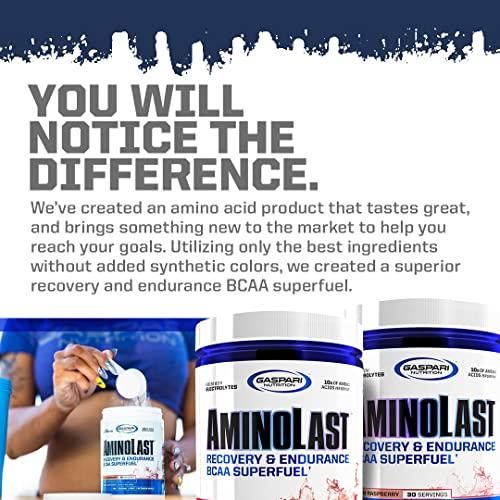 Gaspari Nutrition Gaspari Nutrition: AminoLast, Muscle Recovery and Endurance BCAA Fuel, Enhances Recovery & Replenishes Electrolytes, 30 Servings (Peach Raspberry)