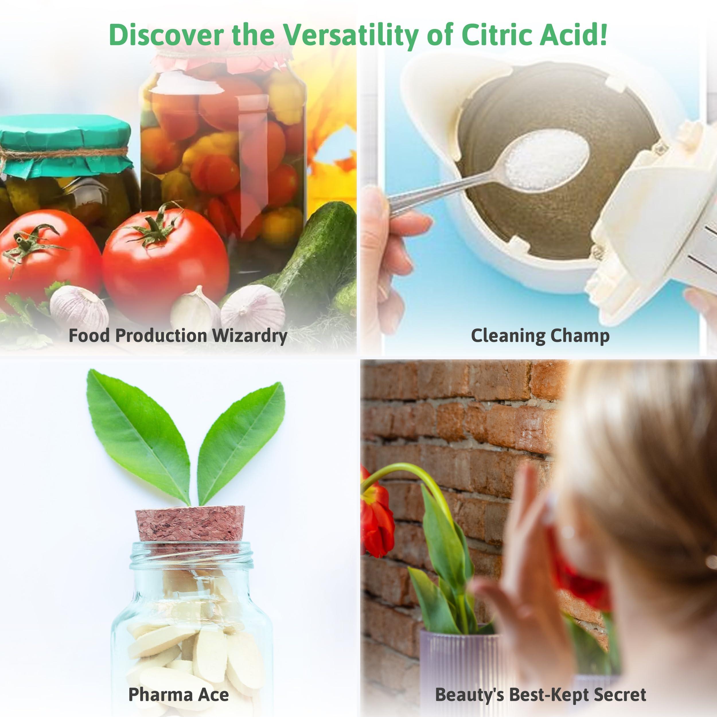 Viva Doria Viva Doria 100% Pure Citric Acid, Food Grade, Fine Grain, 2 lb (907 g)