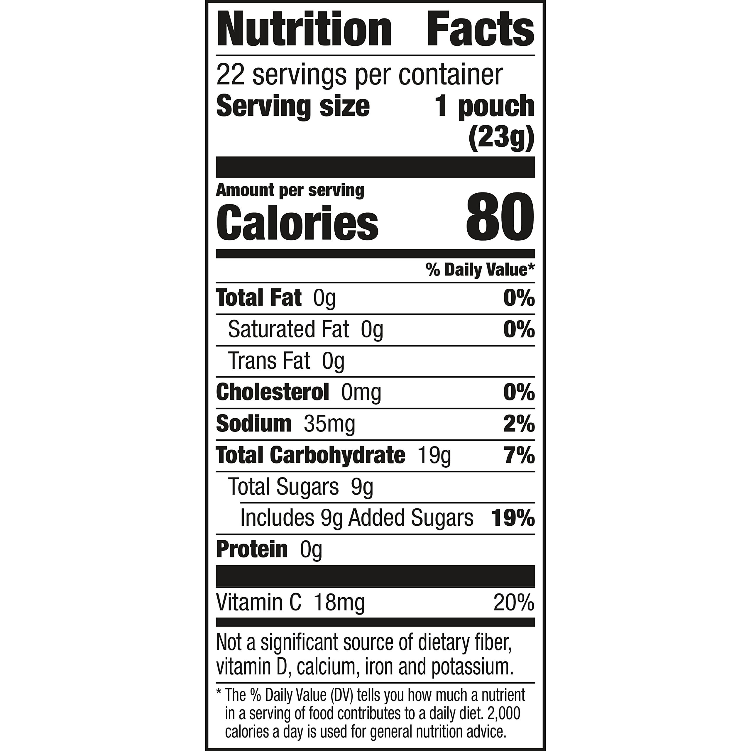 Betty Crocker Sonic The Hedgehog Fruit Flavored Snacks, Treat Pouches, Gluten Free Snack, Value Pack, 22 Ct, 17.6 oz