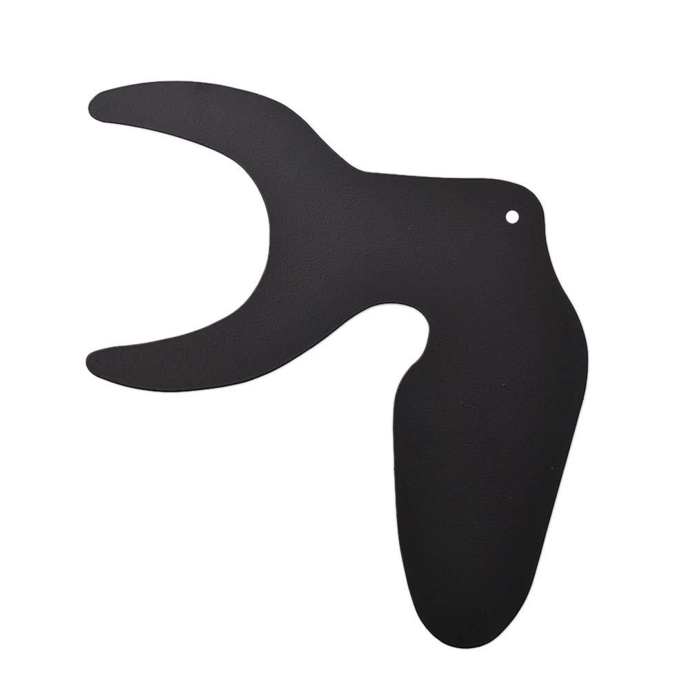 RZJZGZ RZJZGZ (6Pcs) Dental Photo Contrast Black Background Board Autoclavable Dental Orthodontic Oral Cheek Retractors Photographic Black Background Backdrop