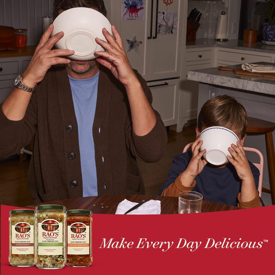 Rao\'s Homemade Rao\'s Made for Home Italian Lentil Soup, 16oz, Traditional Italian Heat and Serve Soup, Made with Premium Quality Ingredients