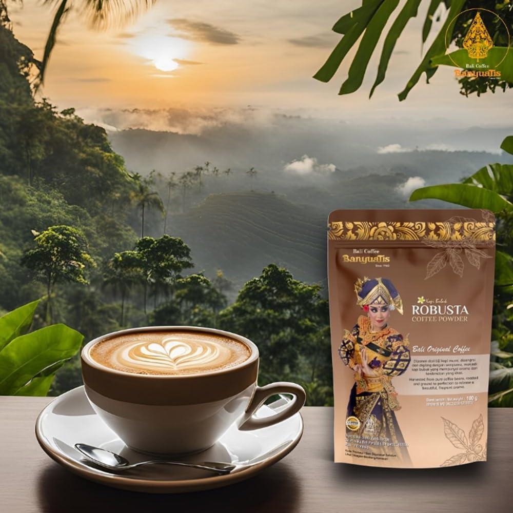 CV. Pusaka Bali Persada BanyuaTis Indonesia Bali Coffee Robusta Powder Foil 200g