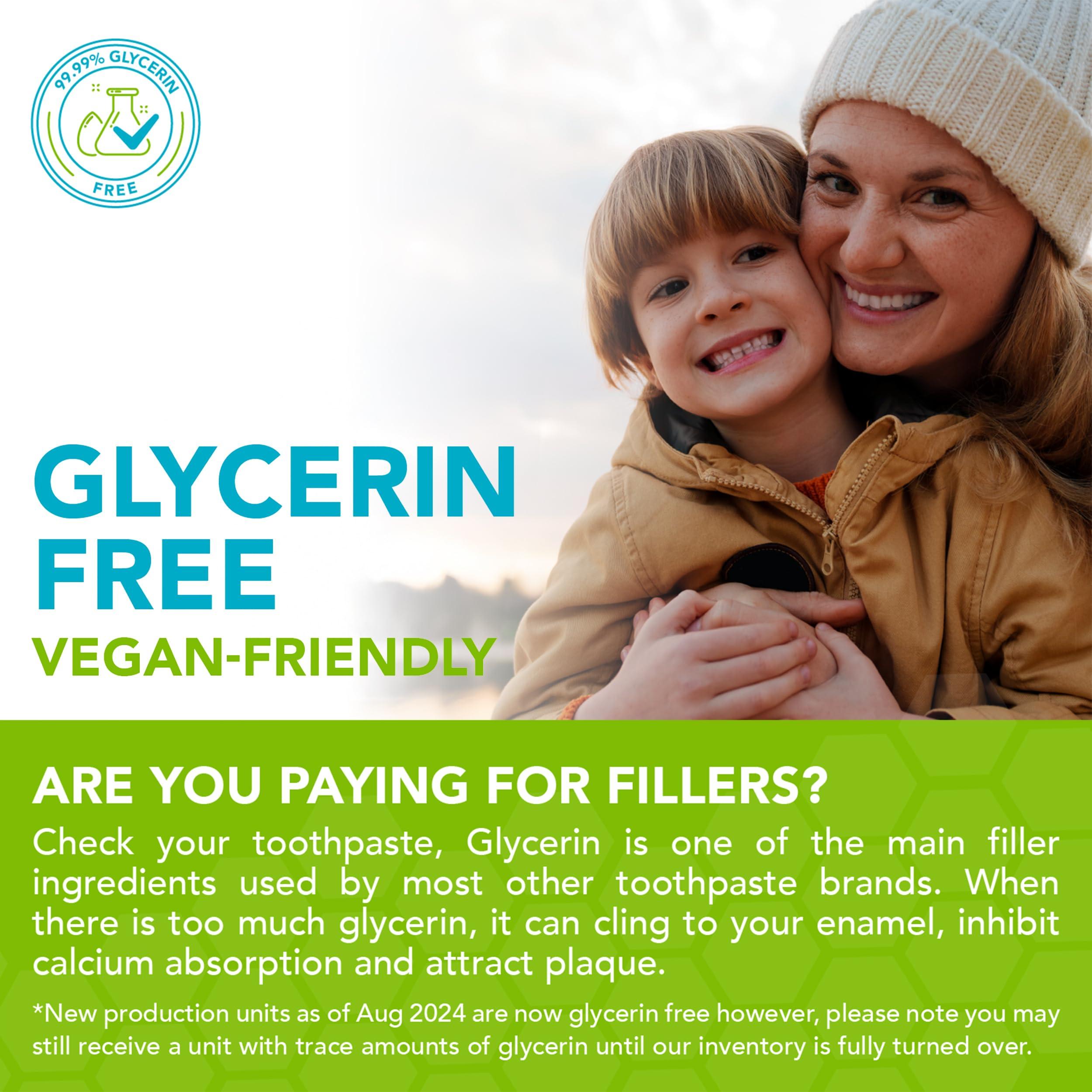 Great Oral Health Kids Toothpaste Fluoride Free: Dentist Recommended Non Toxic Nano Hydroxyapatite Toothpaste for Kids Remineralizing Toothpaste, Safe Children Toddler Toothpaste + Xylitol for Cavity Protection, Gums