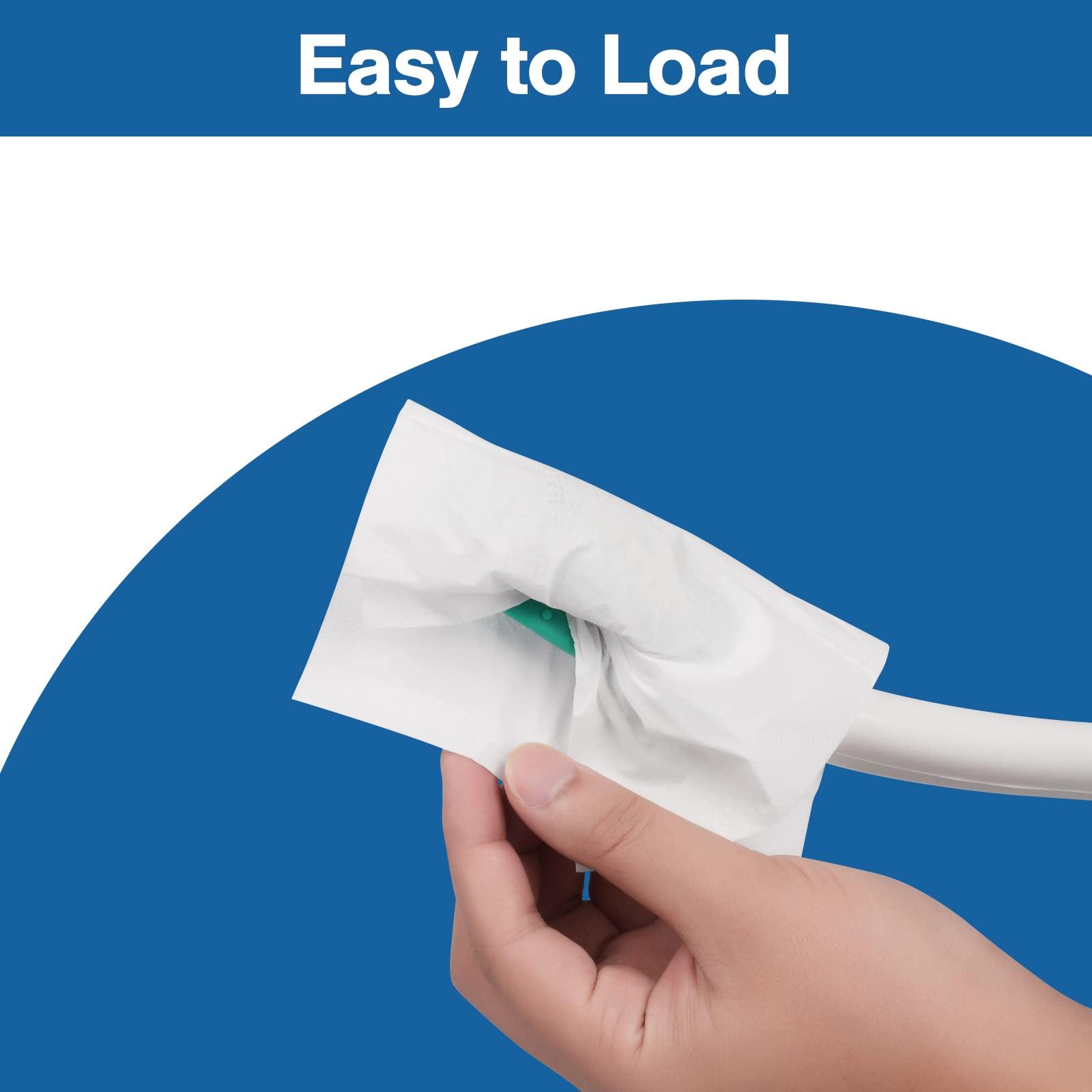 Gegong Long Reach Comfort Wipe Toilet Aids Tools, Bottom Wiper, Extends Your Reach Over 15" Grips Toilet Paper or Pre-Moistened Wipes