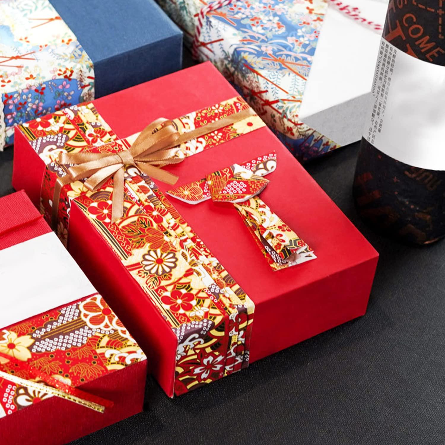 Generic Wrapping Paper,Japanese Style Gift Wrapping Paper,Flower Pattern Wrapping Paper Roll for Birthday,Wedding,Baby Shower,Christmas,Pack of 10,S4