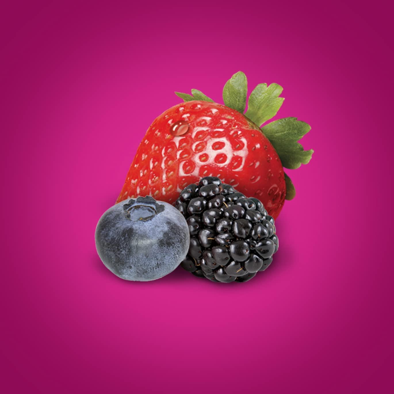 Amazon Basic Care Amazon Basic Care Heartburn & Gas SuperChews Chewable Tablets, Mixed Berry, 82 Count (Previously SoundHealth) (Pack of 2)