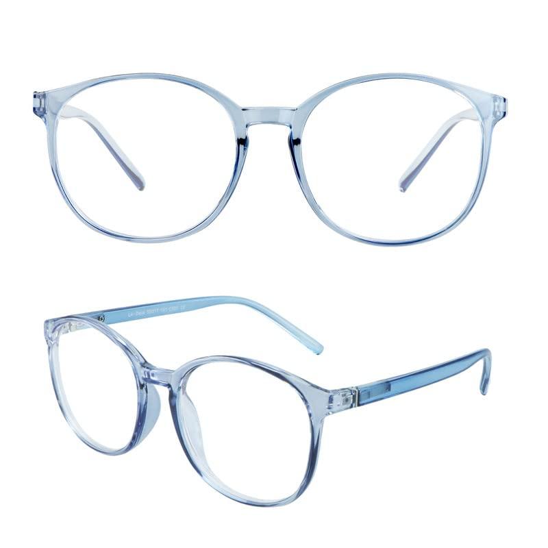 YEIN YEIN Reading Glasses 6 Pairs Blue Ligtht Blocking Reading Glasses for Men and Women Fashion Square Frame Readers(Matte grey,Clear blue,Champagne,+0.50)