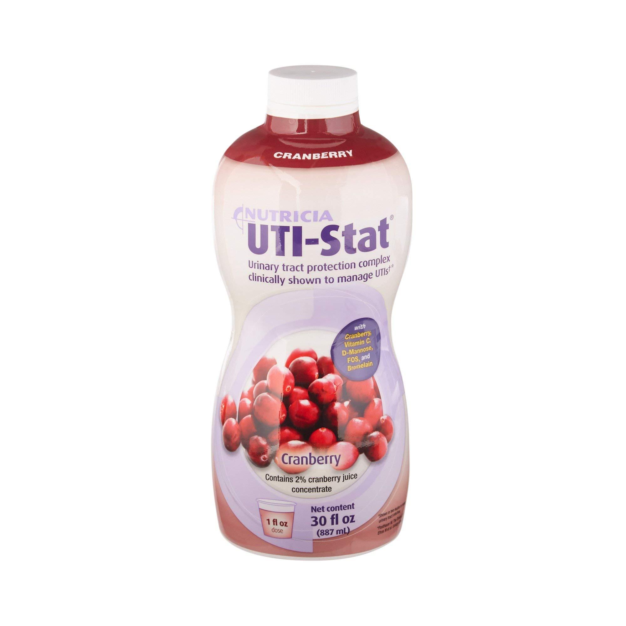 UTI-Stat Nutricia - UTI-Stat Medical Food Providing 5 Key Nutrients For Urinary Tract Health - Cranberry Flavor, 30 Fl Oz Bottle
