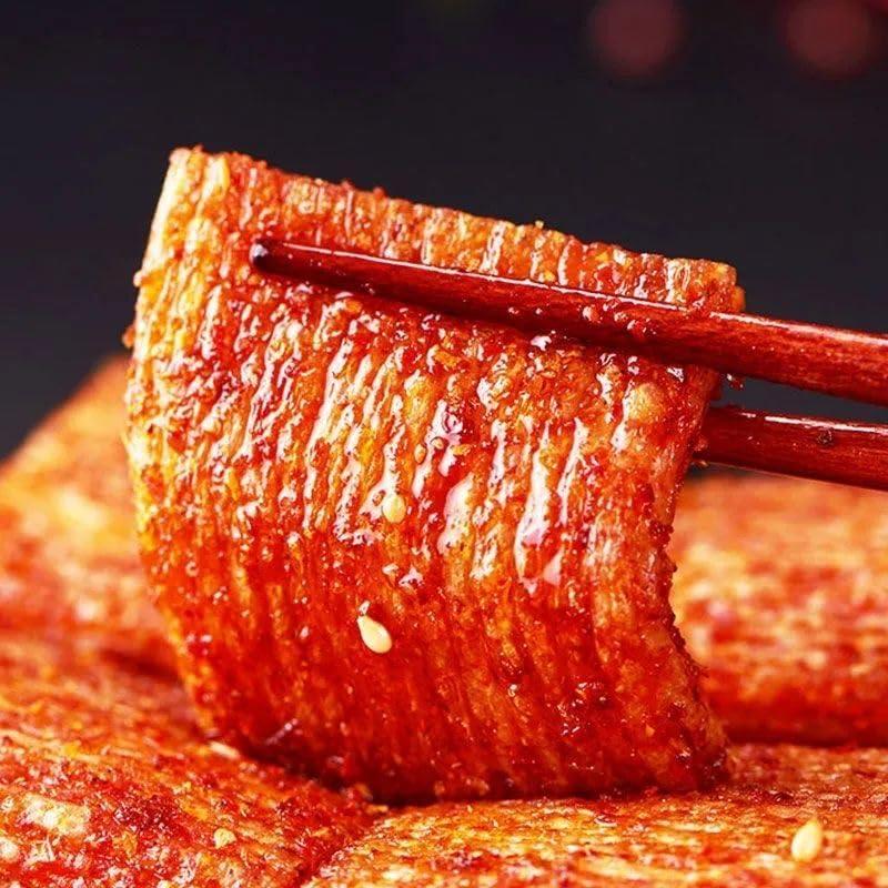 ZAOIAN Weilong Qinzuishao spicy strips Latiao,12g/bag,Kissing Spicy stick small gluten,Ready-to-Eat hot and spicy gluten,Famous Chinese Special Snack gift pack,Instant casual snack (numbing spicy,40bag)