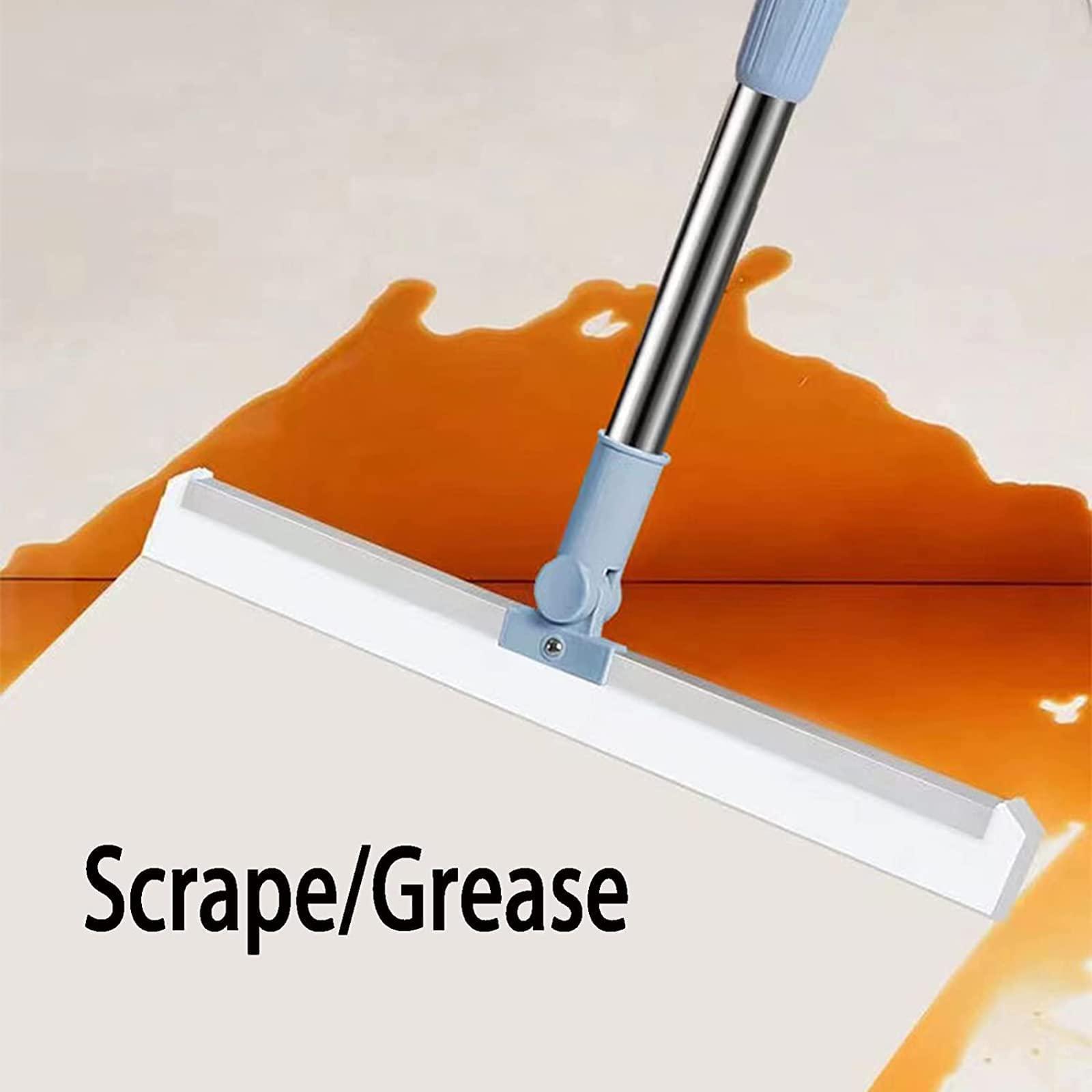 DANC Cozium Multifunctional Magic Broom, Magic Scrub Broom Sweeper, Broombi Silicone All Surface Asian Brooms for Sweeping Indoor (52CM)