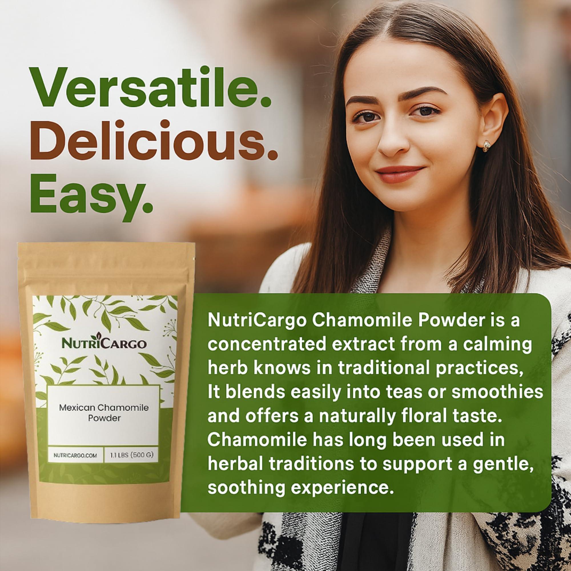 NutriCargo NutriCargo Chamomile Powder Mexico 4:1 Powdered Extract 1.1 LBS (500 G)