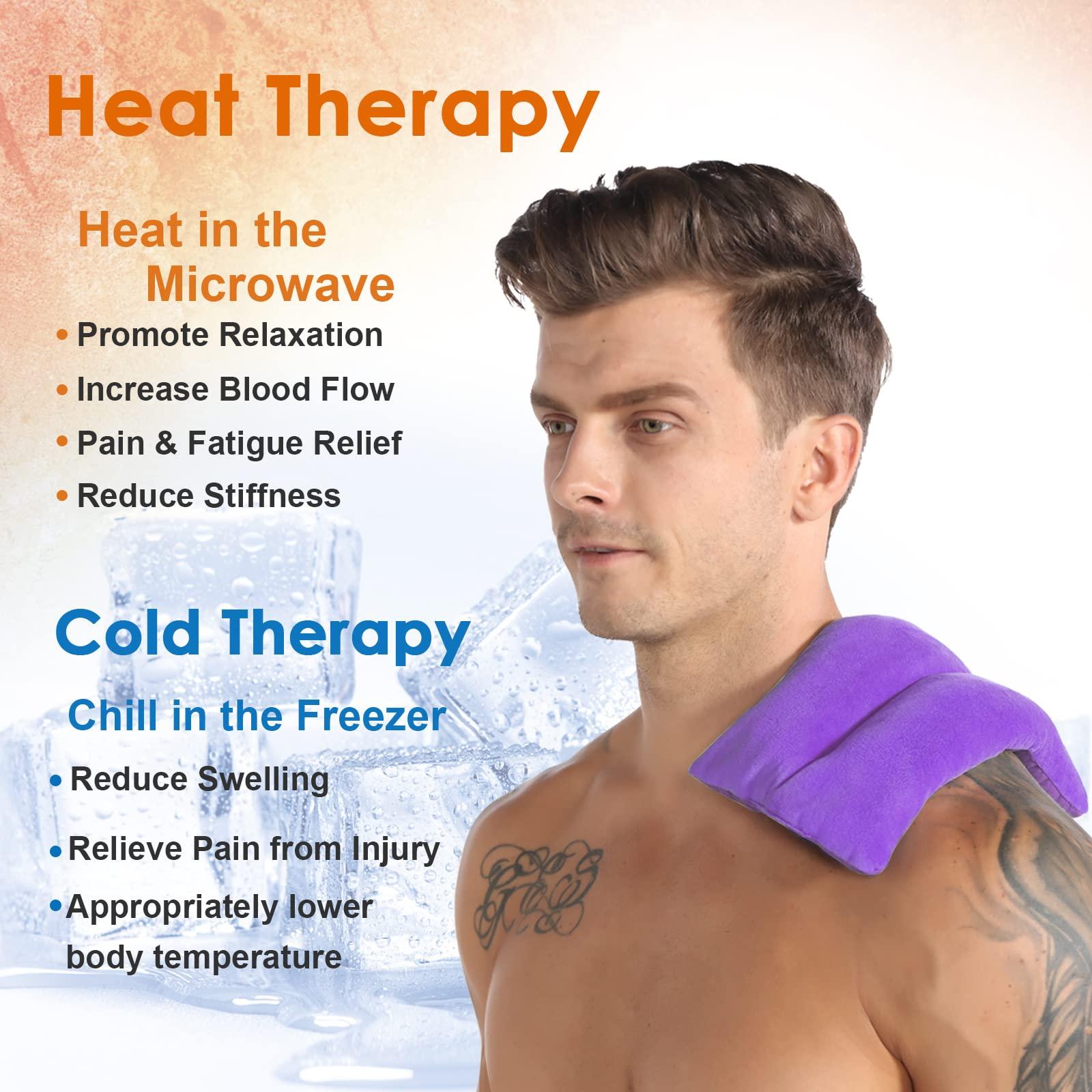 Atsuwell Microwave Sleep Eye Mask and Heating Pad Both for HEATTherapy and Cold Compress