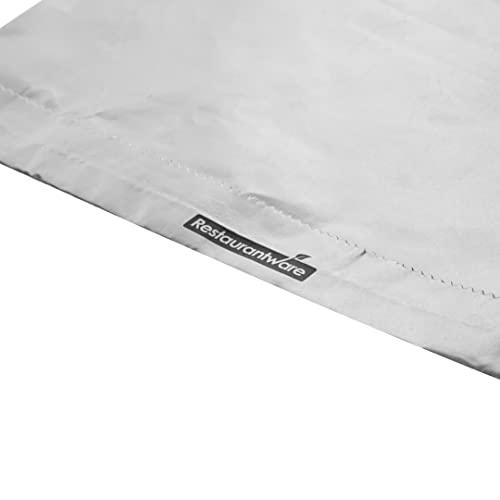 Restaurantware Restaurantware Bag Tek 7.9 x 1.7 x 7.9 Inch Foil Lined Bags 100 Greaseproof Foil Food Wrappers - Freezable Non-Vented Silver Foil Paper Hot Sandwich Bags Keeps Food Warm For Hot And Cold Foods