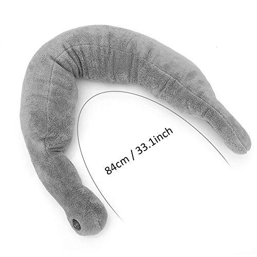 HURRISE Wrap Around Vibrating Massage Pillow,Vibrating Massaging Relax Muscles Relieve Stress For Trakk Travel Massage Pillow For Neck & Cervical Bed Pillows Relax Muscles Relieve Stress