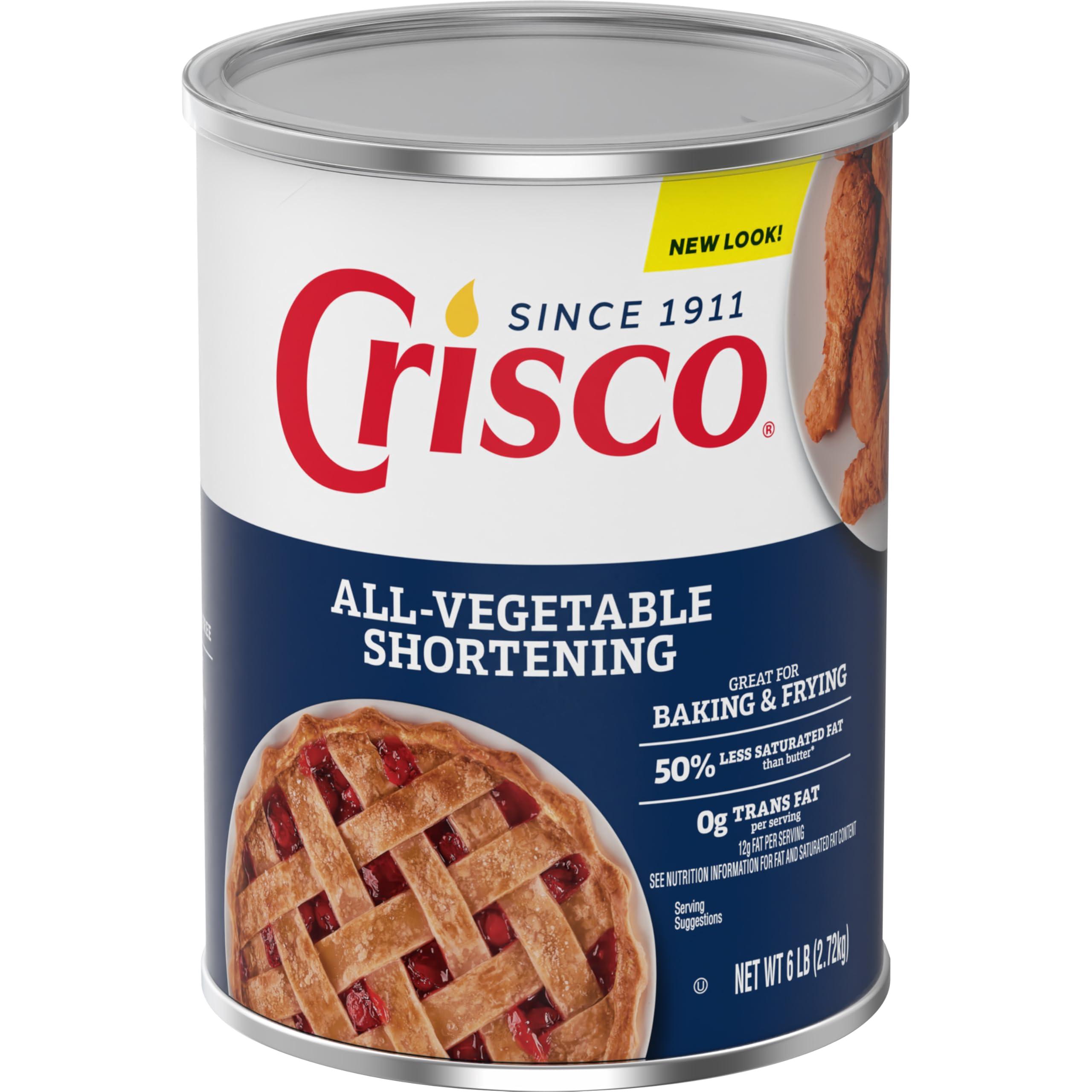 Crisco Crisco All-Vegetable Shortening, 6 Pounds