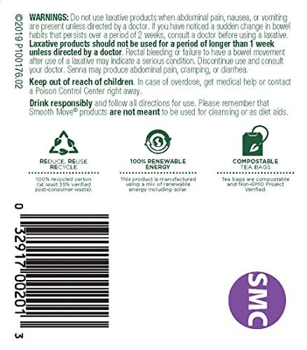 Traditional Medicinals Traditional Medicinal Organic Smooth Move Senna Chamomile Tea 16 Bag (Pack of 1)