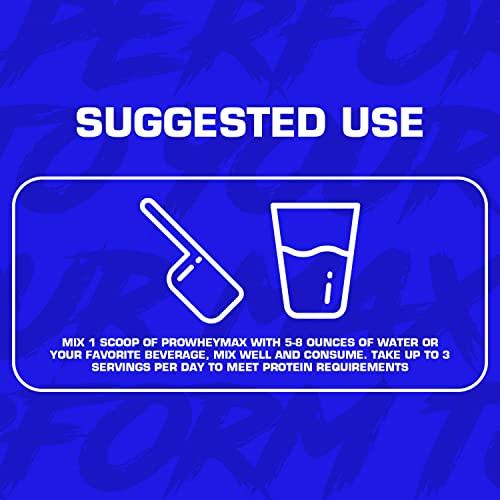 Performax Labs ProWhey Max Whey Protein Powder | Maximum Quality and Taste | 24g Protein with Added Digestive Enzymes | Delicious Flavors (Cinnamon Cereal, 2 Pounds)