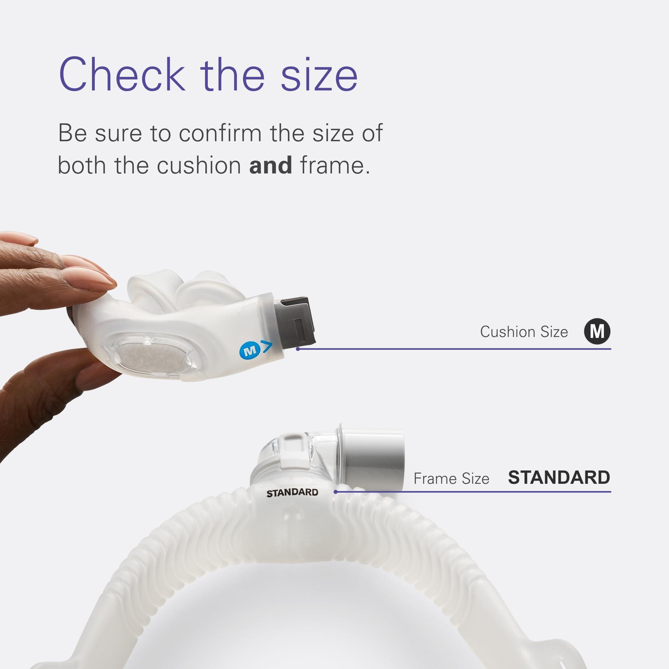 ResMed ResMed AirFit P30i Frame System - Replacement CPAP Frame System with Nasal Pillows Cushion - Headgear Not Included - Medium