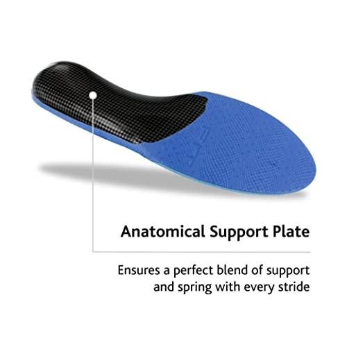 Sof Sole Sof Sole Men's Low Arch Unisex FIT Support Insoles, Grey, Women's 13-14/Men's 11-12