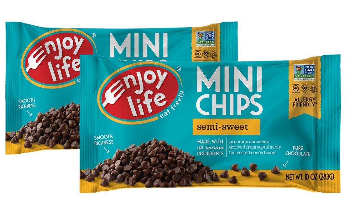 Enjoy Life Foods Enjoy Life Semi-sweet Chocolate Mini Chips, 10 Ounce, Pack of 2