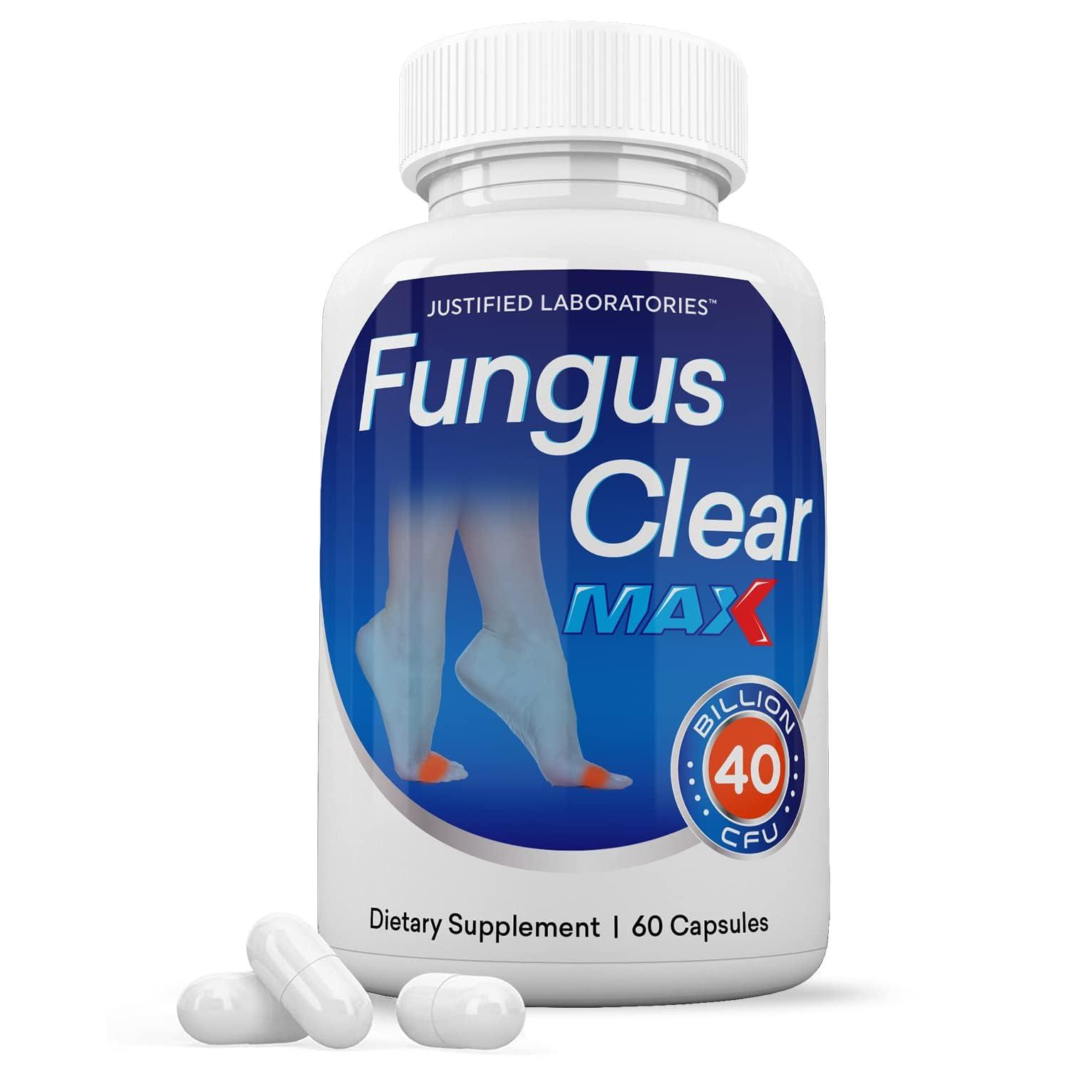 Justified Laboratories Justified Laboratories Fungus Clear Max Pills 40 Billion CFU Probiotic 60 Capsules