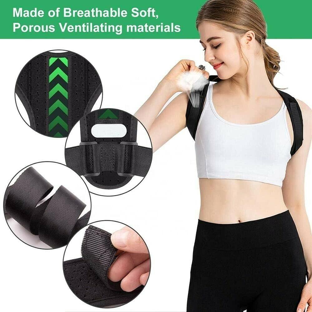 Nebula Voyager Nebula Voyager - Back Posture Corrector for Women & Men - Shoulder Brace Back Posture Corrector - Back Straightener Posture Corrector (Adjustable One Size Fits All)